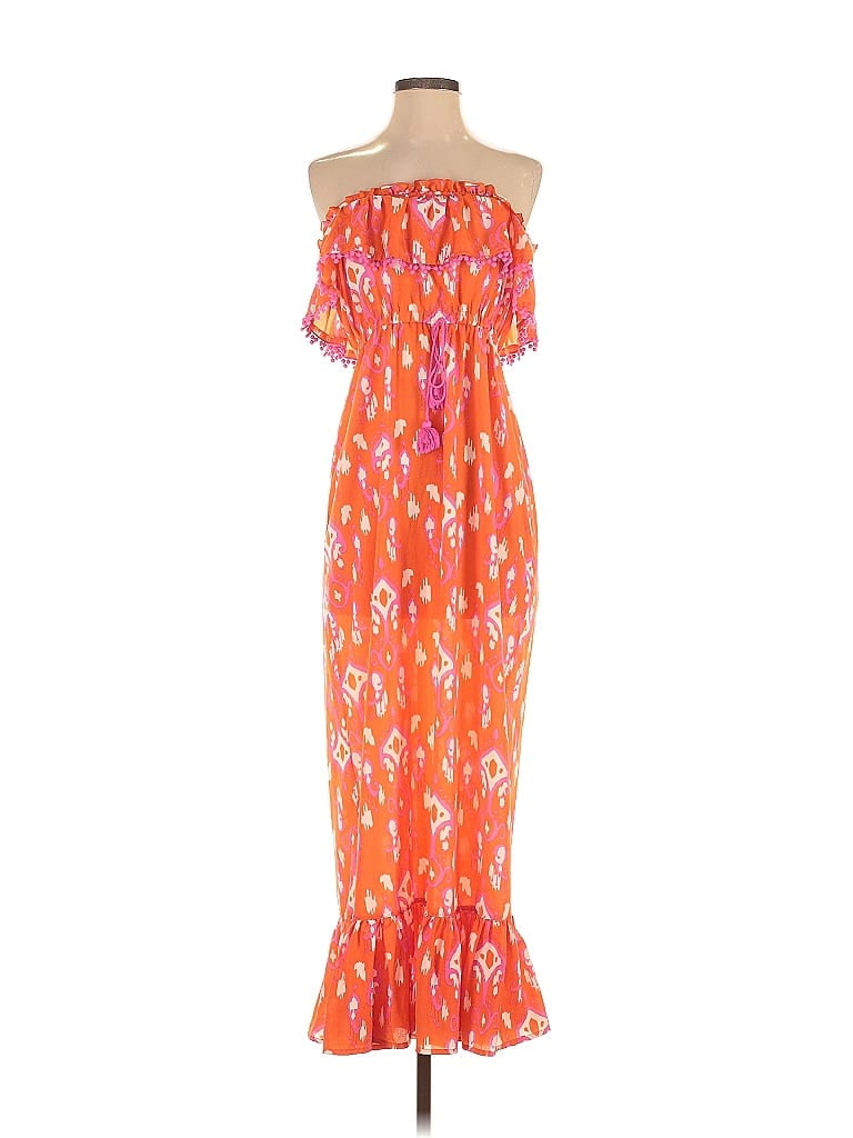 Click to view more detailed imagery on our partner's website Pre-owned Mud Pie Cocktail Dress In Orange