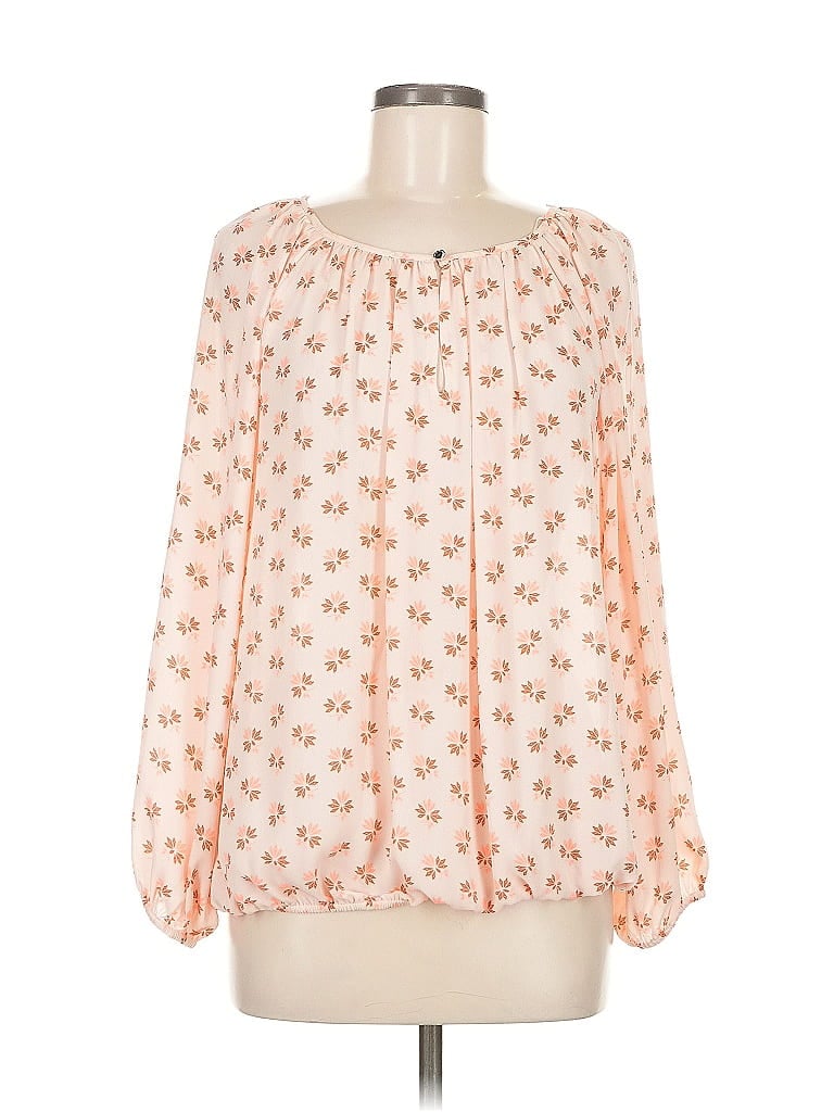 Pre-owned Vince Camuto Long Sleeve Blouse In Pink