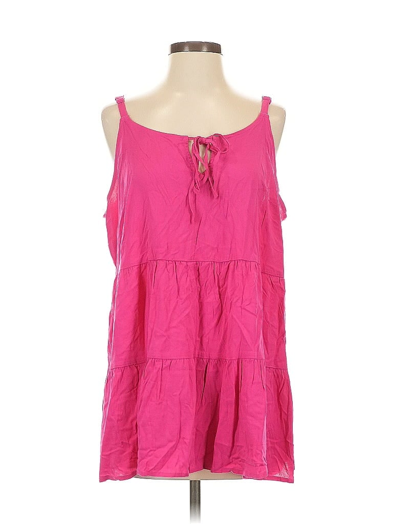 Pre-owned Inc International Concepts Sleeveless Blouse In Pink