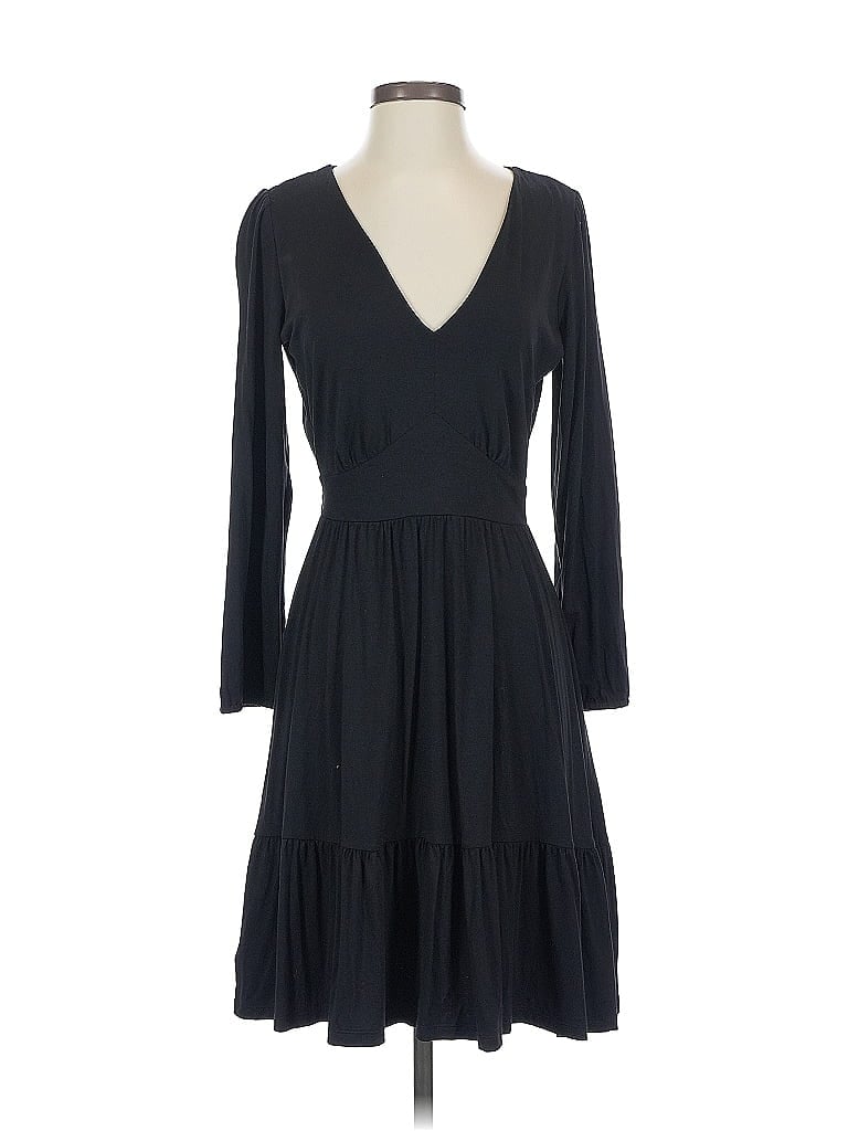 Pre-owned Ann Taylor Loft Casual Dress In Black