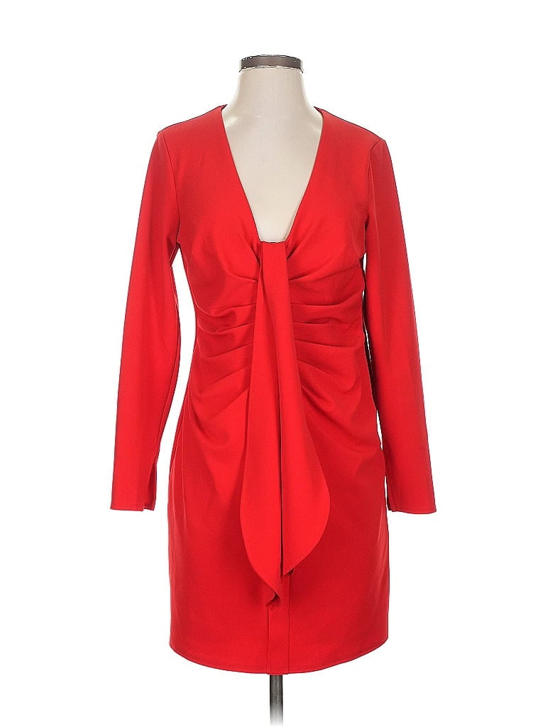 Pre-owned Inc International Concepts Cocktail Dress In Red