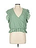 Glo Green Sleeveless Blouse Size L - photo 1