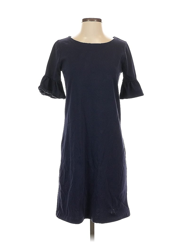 Pre-owned J.crew Factory Store Casual Dress In Blue