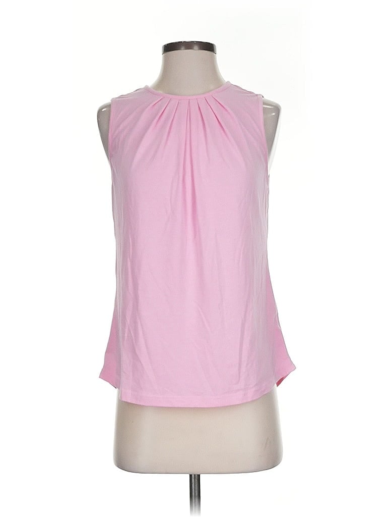 Pre-owned Dokotoo Tank Top Pink Halter Neckline Tops