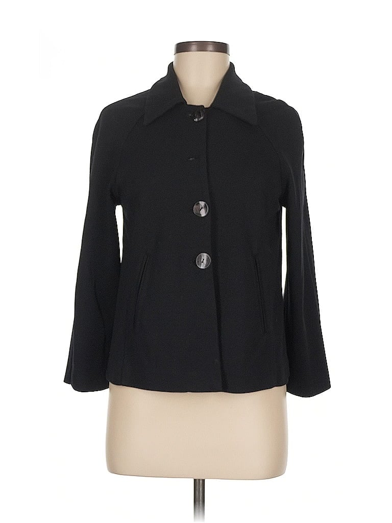 Pre-owned Chico's Cardigan Sweater In Black