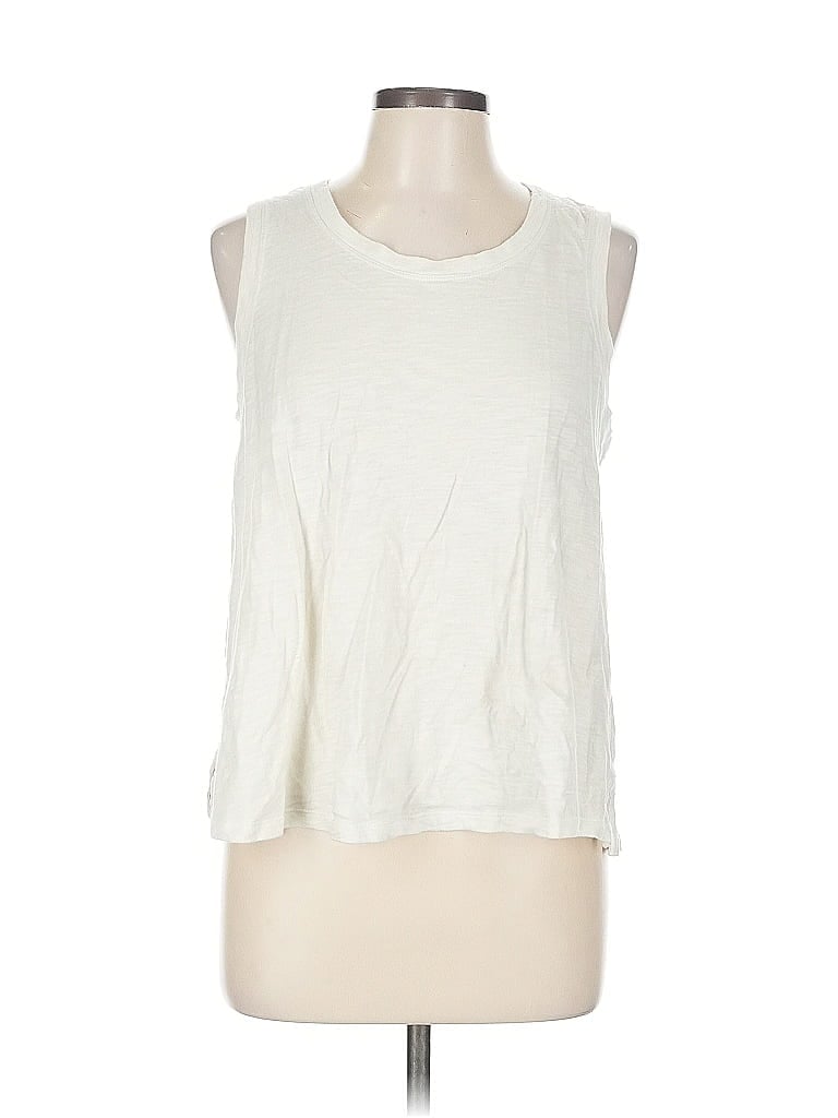 Pre-owned Gap Sleeveless T-shirt In White