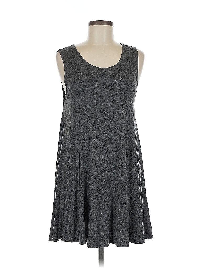 Pre-owned Assorted Brands Casual Dress In Gray
