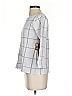 Tahari Checkered-gingham Silver Pullover Sweater Size XS - photo 5