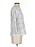 Tahari Checkered-gingham Silver Pullover Sweater Size XS - photo 4