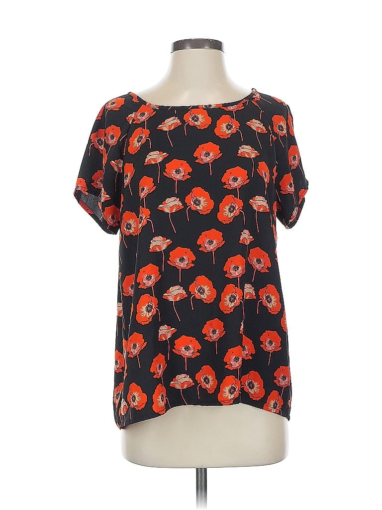Click to view more detailed imagery on our partner's website Pre-owned Cabi Short Sleeve Blouse In Orange