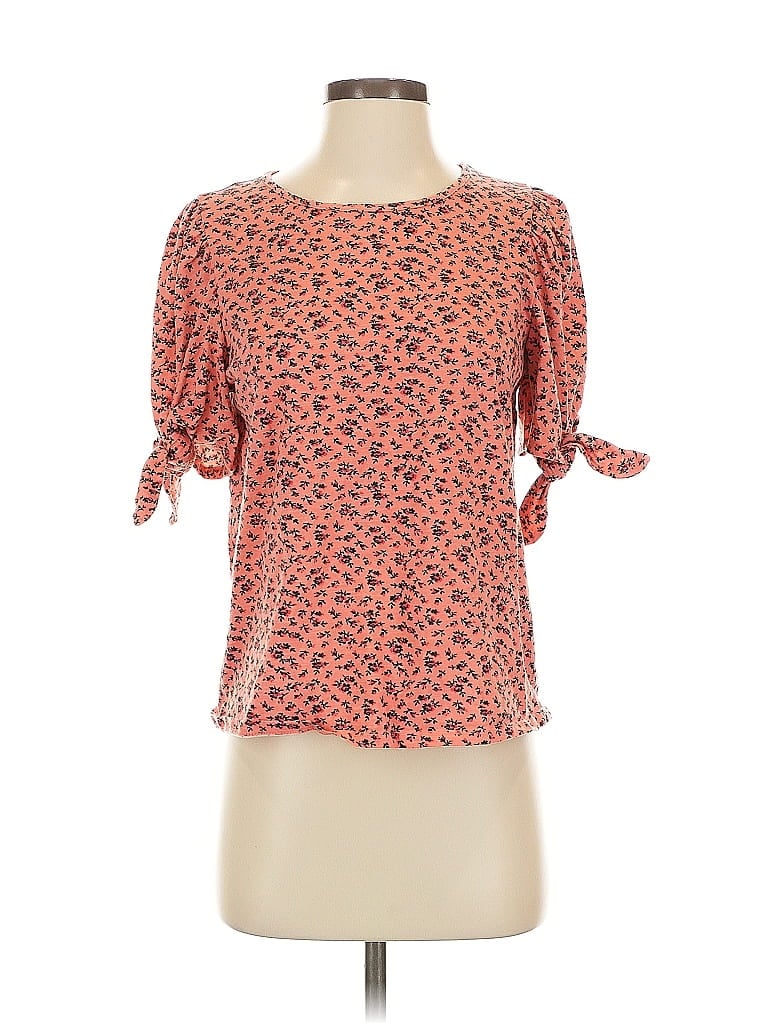 Click to view more detailed imagery on our partner's website Pre-owned Cece 3/4 Sleeve T-shirt In Orange