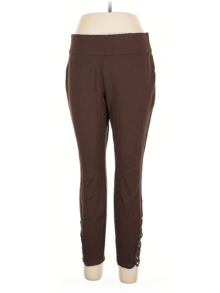 DRESSBARN Pre-owned Active Pants In Brown