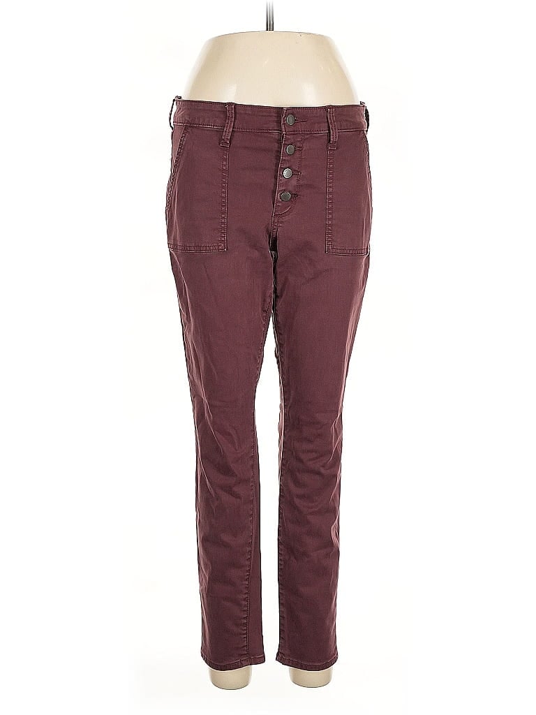 Pre-owned Universal Thread Casual Pants In Burgundy
