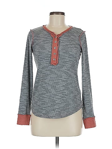 Hem & Thread Long Sleeve Top (view 1)
