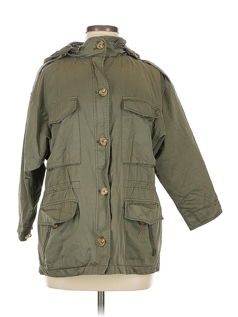 Pre-owned Joie Raincoat In Green