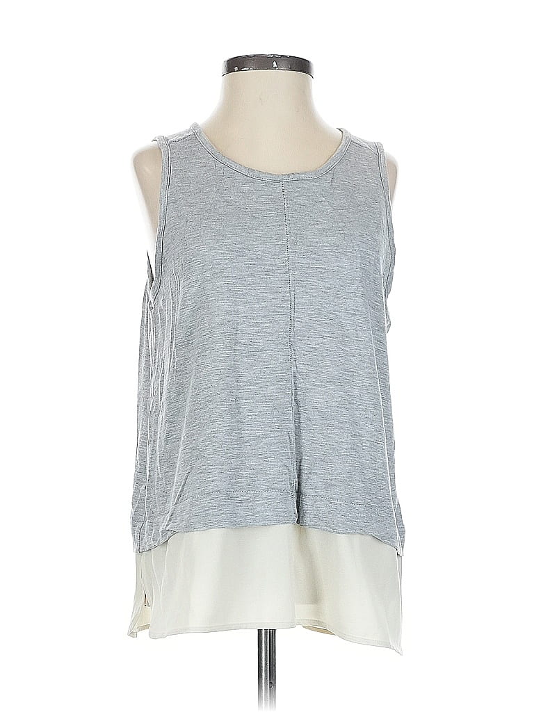 Pre-owned J.crew Factory Store Sleeveless Top Gray Halter Neckline Tops