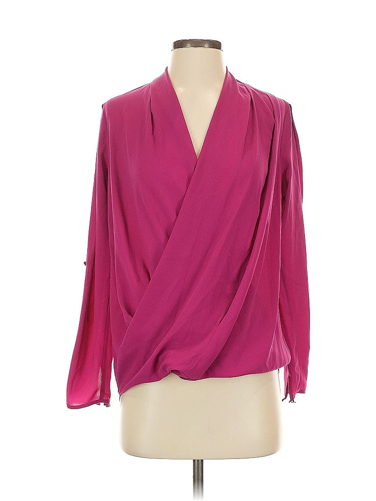 Pre-owned Rachel Rachel Roy 3/4 Sleeve Blouse In Pink