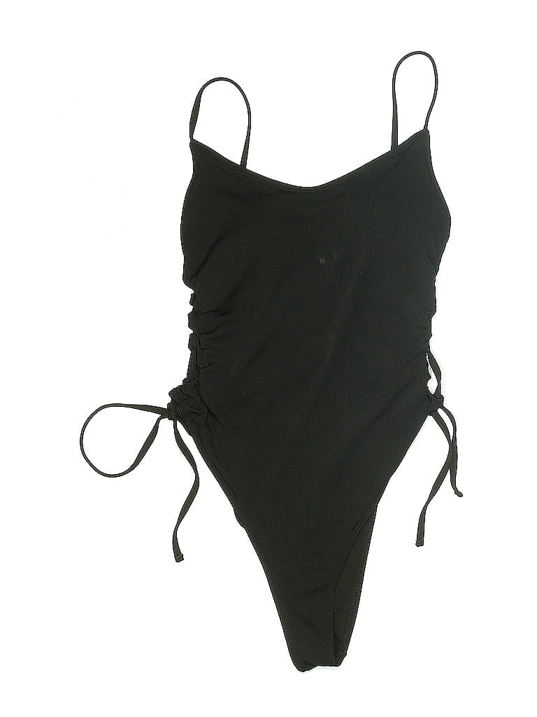 Pre-owned Unbranded Bodysuit In Black