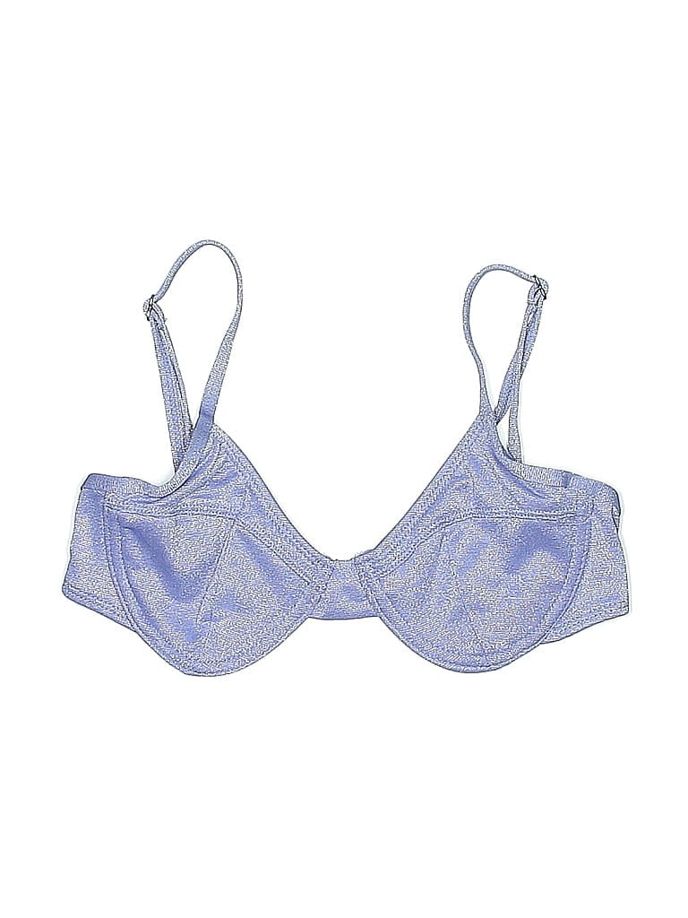 Pre-owned Xhilaration Swimsuit Top Blue Swimwear