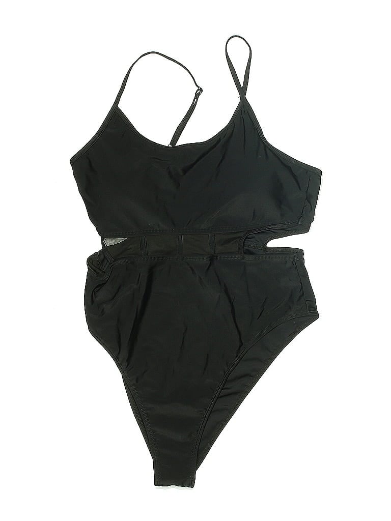 Pre-owned Unbranded Bodysuit In Black