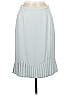 Albert Nipon Solid Gray Formal Skirt Size 8 (petite) - photo 1