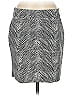 Ann Taylor Chevron-herringbone Gray Casual Skirt Size 6 - photo 1