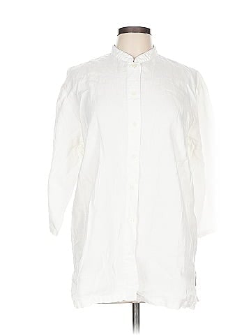 Liz Claiborne 3/4 Sleeve Button-Down Shirt (view 1)
