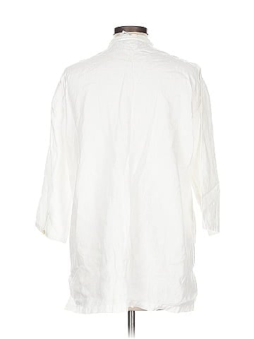 Liz Claiborne 3/4 Sleeve Button-Down Shirt (view 2)