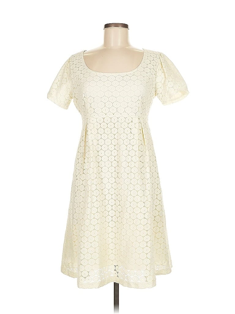 Pre-owned H&m Casual Dress In White