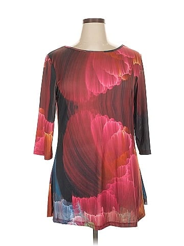 Lily by Firmiana 3/4 Sleeve Top (view 1)