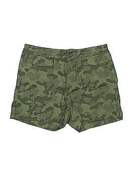 Anthropologie Camo Green Cargo Shorts Size 26 waist