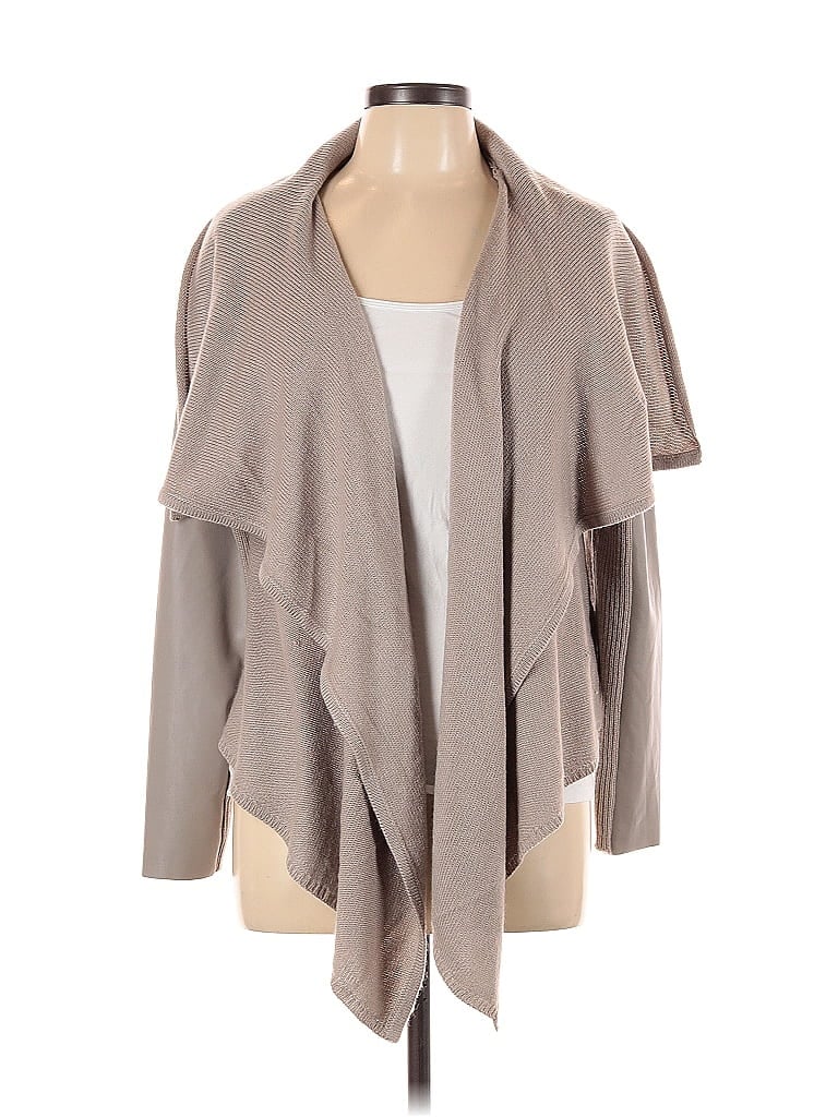 Pre-owned Simply Vera Vera Wang Cardigan Sweater In Brown