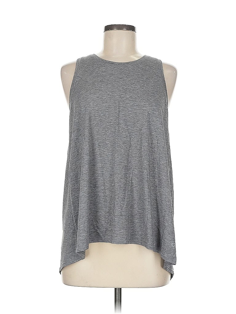 Pre-owned Gap Fit Sleeveless T-shirt In Gray