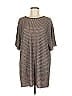 Zara Chevron-herringbone Gray Casual Dress Size M - photo 1