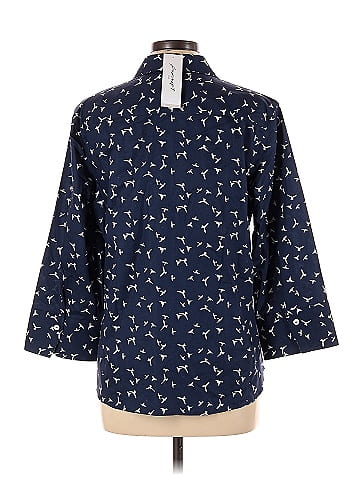Foxcroft 3/4 Sleeve Button-Down Shirt (view 2)
