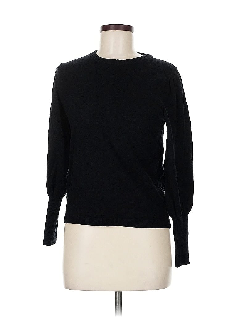 Pre-owned M Magaschoni Pullover Sweater In Black