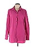 Travelsmith 100% Polyester Pink Long Sleeve Blouse Size L - photo 1