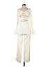 Lioness 100% Cotton Ivory Jumpsuit Size S - photo 1
