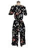 Ann Taylor Print Black Jumpsuit Size 0 - photo 1
