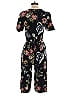 Ann Taylor Print Black Jumpsuit Size 0 - photo 2