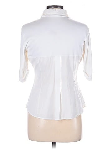 Brunello Cucinelli Short Sleeve Silk Top (view 2)