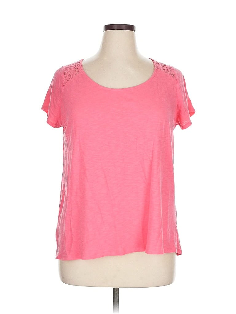 Pre-owned Torrid Short Sleeve T-shirt In Pink