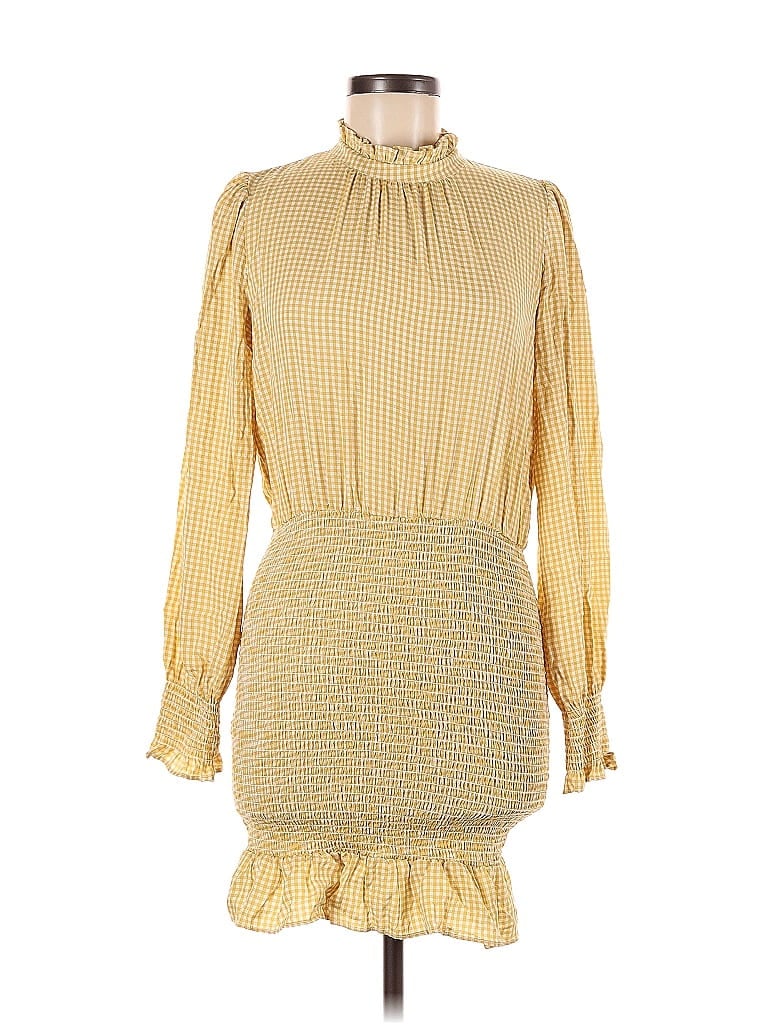 Pre-owned Forever 21 Casual Dress In Yellow