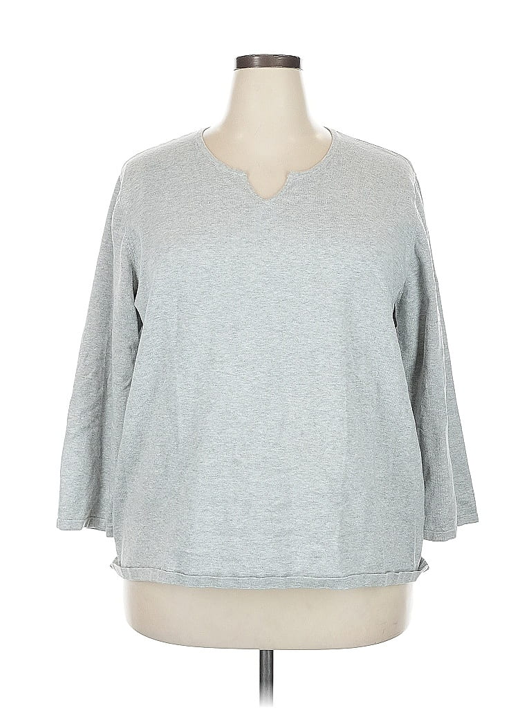 Pre-owned Love Ryan 3/4 Sleeve T-shirt In Gray