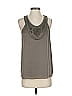 Banana Republic 100% Polyester Gray Sleeveless Blouse Size XS - photo 1