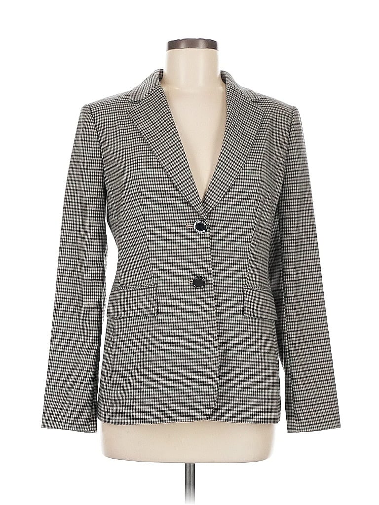 Pre-owned Tahari By Asl Blazer Jacket In Gray