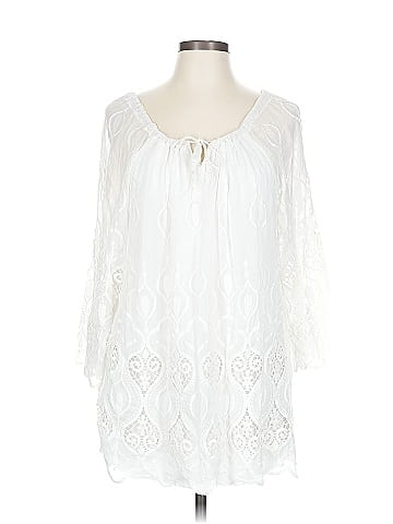 Tempo Paris 3/4 Sleeve Blouse (view 1)