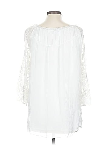 Tempo Paris 3/4 Sleeve Blouse (view 2)
