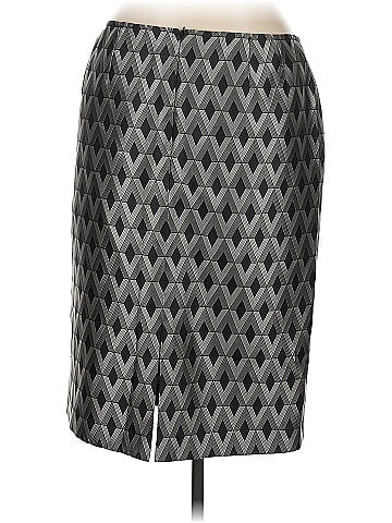 Lafayette 148 New York Faux Leather Skirt (view 2)