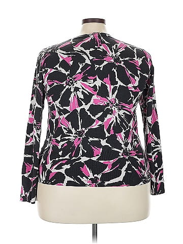 AK Anne Klein Silk Cardigan (view 2)